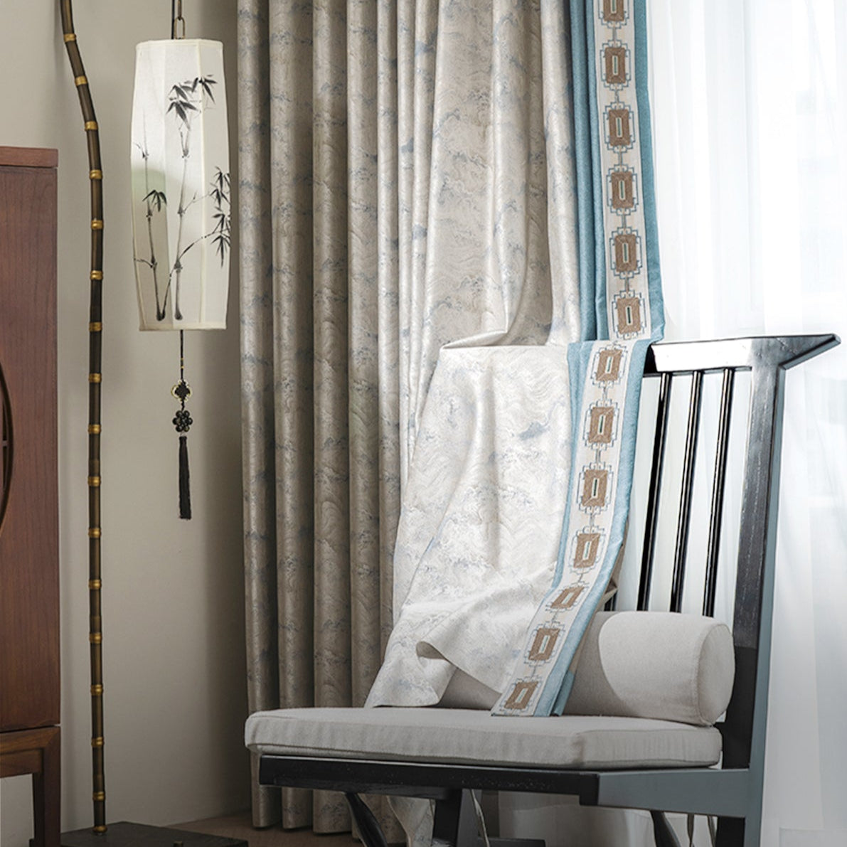Shuiyunjian Curtains: Double-sided usable design, quality in a low-key manner-海智集-