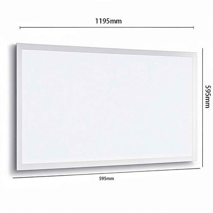 EDGE-LIT LED Panel Light - Ultra-Bright 60W/72W for Suspended Grid Ceilings - Versatile Lighting for Office, Basement, Gym, School, Hospital, and More - Size 595x1195x9mm - Replace Fluorescent Troffers with Energy-Efficient LED Panels-海智集-