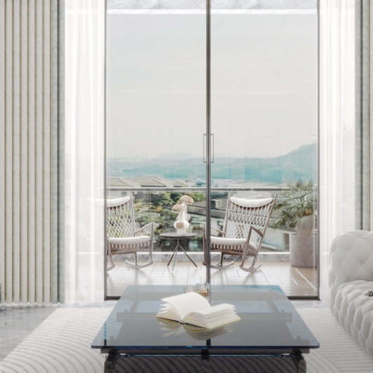 Blue and white divine Charm curtains: Fine woven structure, crisp and not easy to wrinkle, making the hanging effect more upscale-海智集-