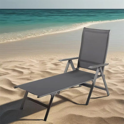 Premium Outdoor Chaise Lounge Chair - Durable, Comfortable, Quality Furniture, Oil-Resistant, Anti-Corrosive Design-海智集-