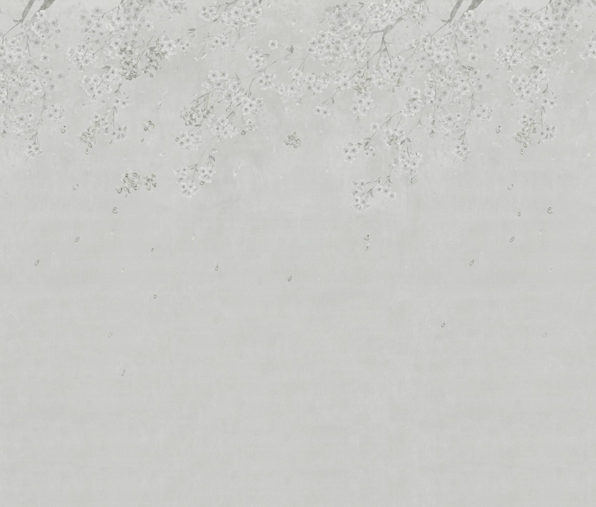 Flowers Bloom in the distance Wallpaper: A classical space created by embroidered wall fabric.-海智集-