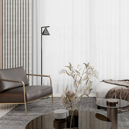 Luxurious Silhouette Curtains: Anti-wrinkle, no need for ironing, machine washable, and easy to maintain-海智集-