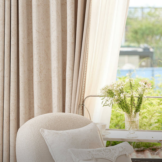 Jinfeng Yulu curtains: Excellent drape and resistance to deformation, made of high-weight fabric-海智集-