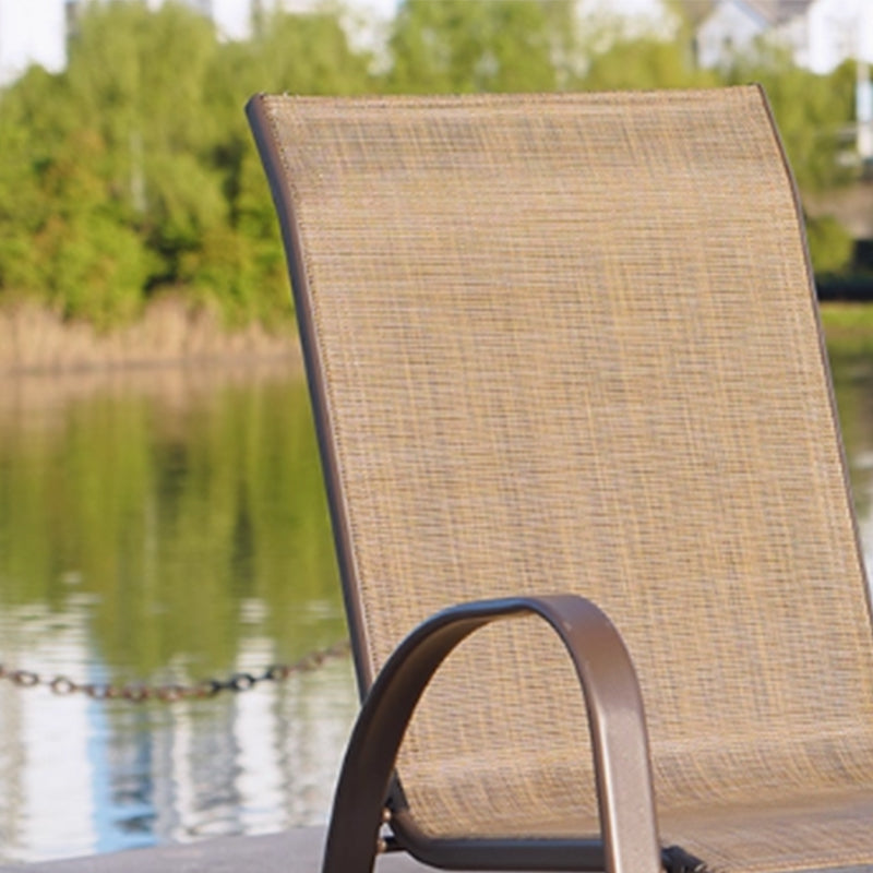 Outdoor Furniture Chair - High-Quality, Strong Weight Capacity, Soft and Comfortable Seat, Durable Paint Finish-海智集-