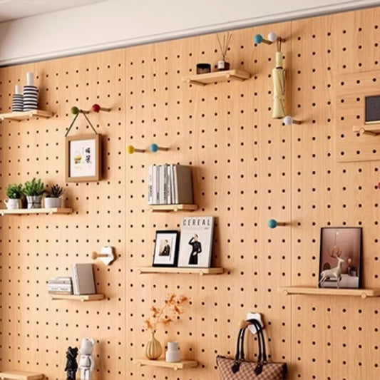 High-Quality Pegboard Accessories (Wood Plastic) - Strong 4kg Load Capacity, Compatible with 15mm Holes, Durable and Reliable Storage Solution-海智集-