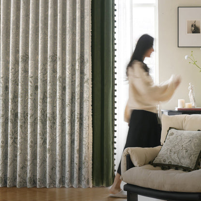 The spring field captures the green Curtain:a perfect blend of elegance and functionality designed for the modern home-海智集-
