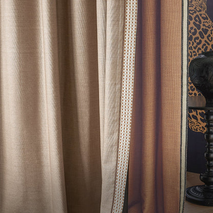 Gilding Curtains:deliver excellent light-blocking capabilities-海智集-