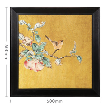 Decorative Art-Birds Approaching Ripe Fruits-海智集-