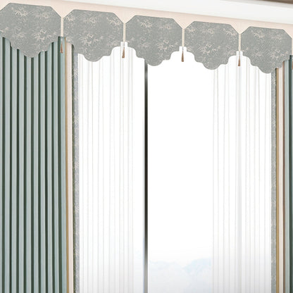 Anzhi Tinglan Curtains: Made with yarns and high-precision jacquard technology, the patterns are three-dimensional and long-lasting without fading-海智集-