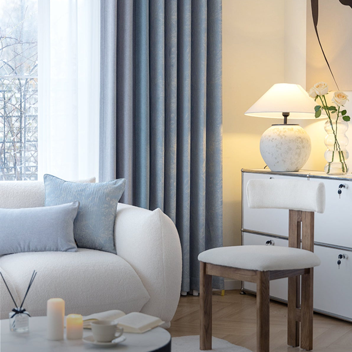 Hilta curtains: The Chenille suede texture is skin-friendly and comfortable-海智集-