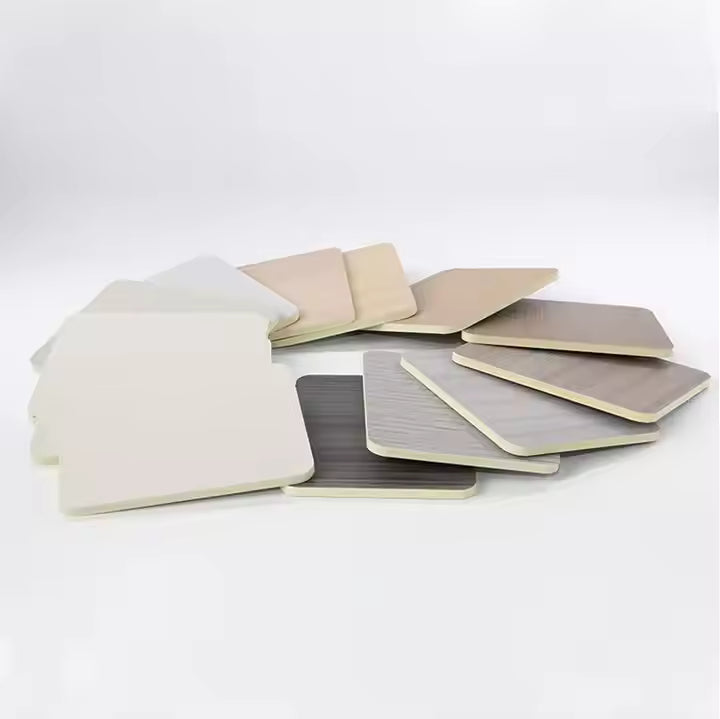 Harga Langsung Kilang Dalaman Kayu WPC Dinding Panel Pelapisan Papan Dinding Bergalur Dalaman