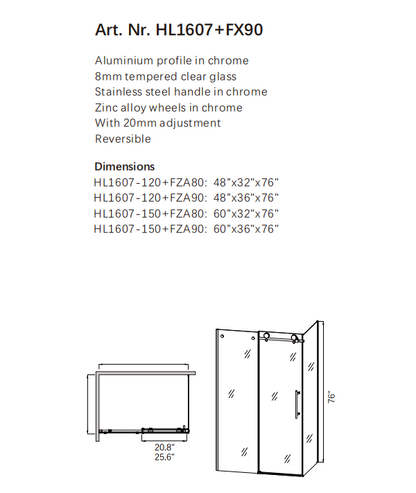Shower room, stainless steel bathroom, glass partition, sliding door, extremely narrow integral bathroom, shower room, custom shower door-海智集-