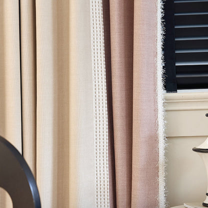 Oxygen Ballet Curtains:expertly crafted from high-quality multi-color faux linen material-海智集-