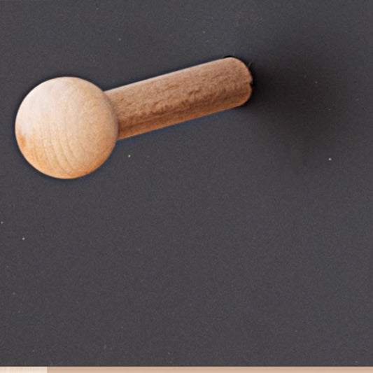 High-Quality 60mm Hole Board Wooden Dowels - Strong and Durable, Compatible with 15mm Holes, Supports Up to 1.5kg - Ideal for DIY Projects and Creative Designs-海智集-