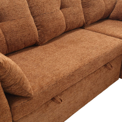 UNITED WE WIN-Furniture, modular L-shaped sofa, modular long sofa with reversible chaise lounge, Sofa bed, Sleeper sofa, modular sofa combination with storage seats.-海智集-Default-