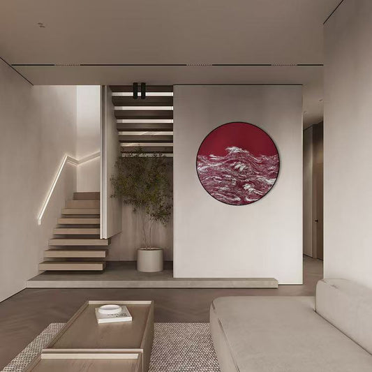 Decorative Art- Listening to the Sea (Red)-海智集-