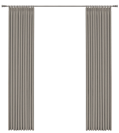 Thin ink grey leaf-shadow curtains： Elegant Ancient Style, Light Blocking Soft Texture, High-Quality Drapery for a Cozy Atmosphere-海智集-