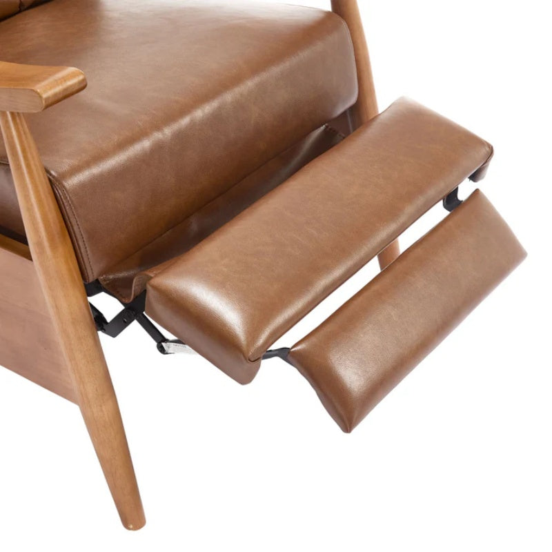 COOLMORE Wood Frame Armchair, Modern Accent Chair Lounge Chair for Living Room-海智集-Default-