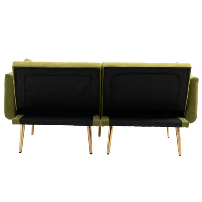COOLMORE Velvet Sofa , Accent sofa .loveseat sofa with metal feet-海智集-Default-