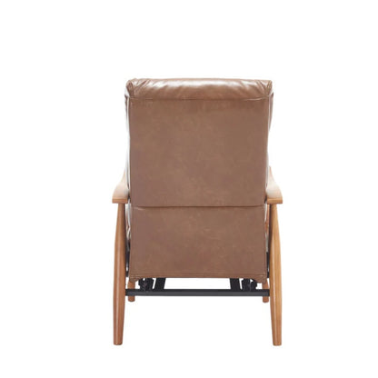 COOLMORE Wood Frame Armchair, Modern Accent Chair Lounge Chair for Living Room-海智集-Default-