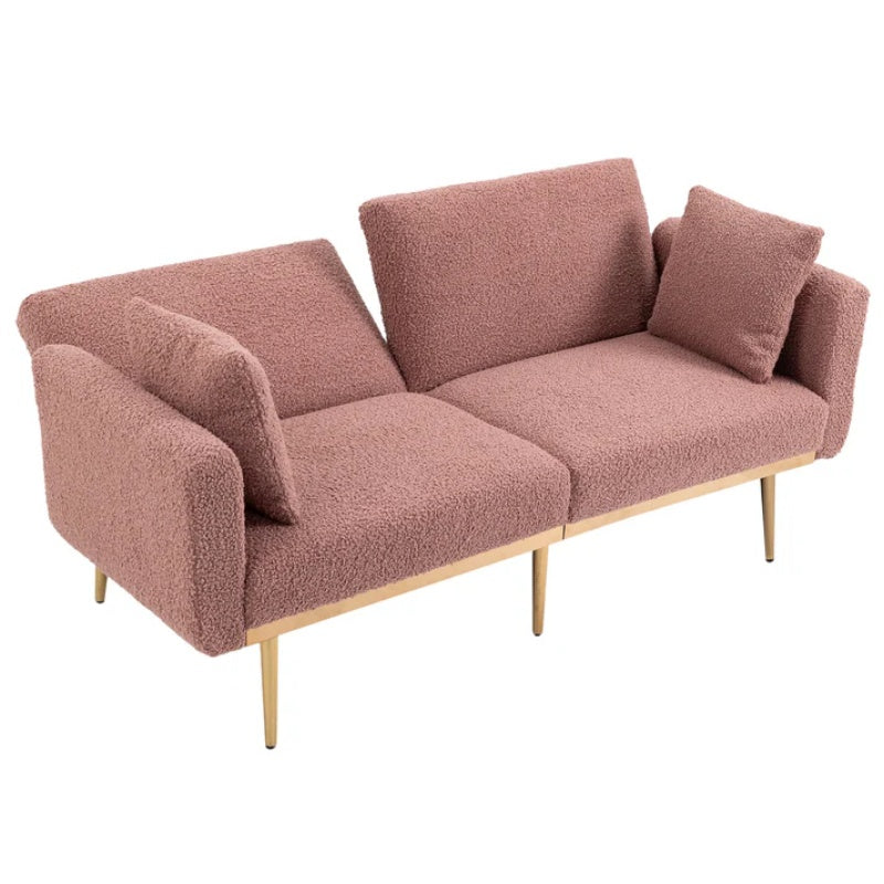 COOLMORE Velvet Sofa , Accent sofa .loveseat sofa with metal feet-海智集-Default-