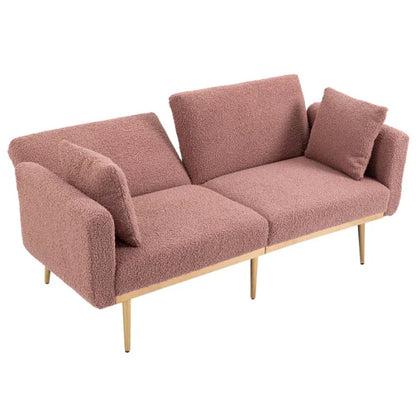 COOLMORE Velvet Sofa , Accent sofa .loveseat sofa with metal feet-海智集-Default-