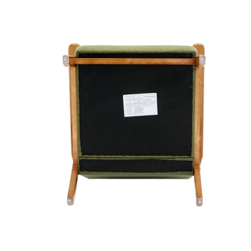 Leisure Chair with Solid Wood Armrest and Feet, Mid-Century Modern Accent chair, for Living Room Bedroom Studio chair-海智集-Default-