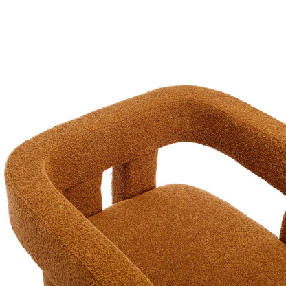 COOLMORE Contemporary Designed Fabric Upholstered Accent/Dining Chair /Barrel Side Chairs Kitchen Armchair for Living Room 2PC/SET-海智集-Default-