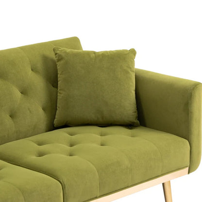 COOLMORE Velvet Sofa , Accent sofa .loveseat sofa with metal feet-海智集-Default-