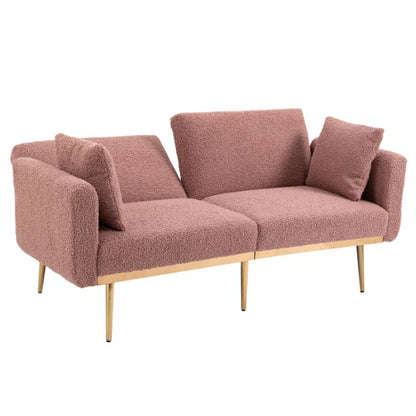 COOLMORE Velvet Sofa , Accent sofa .loveseat sofa with metal feet-海智集-Default-