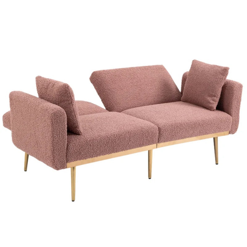 COOLMORE Velvet Sofa , Accent sofa .loveseat sofa with metal feet-海智集-Default-