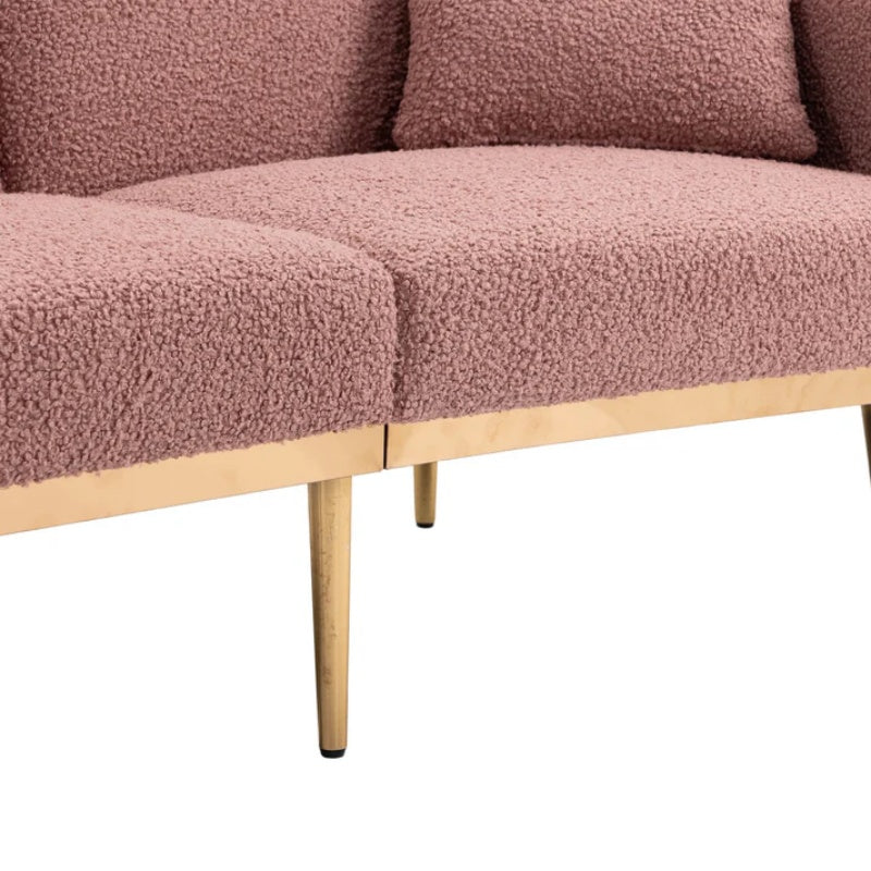 COOLMORE Velvet Sofa , Accent sofa .loveseat sofa with metal feet-海智集-Default-