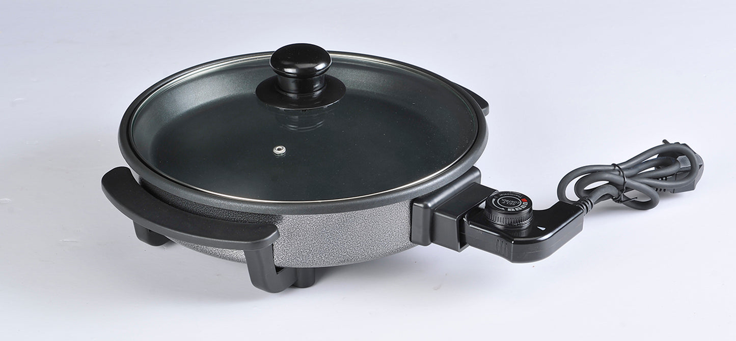 electric pizza pan XH-30B Family Pizza Maker, Includes Recipe Book & Pizza Cutter-海智集-