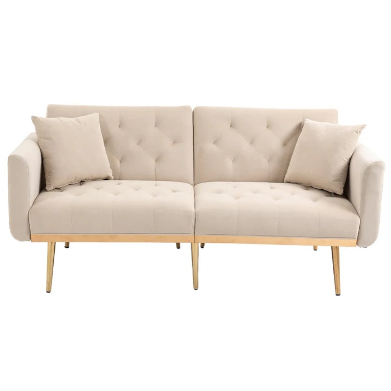 COOLMORE Velvet Sofa , Accent sofa .loveseat sofa with metal feet-海智集-Default-