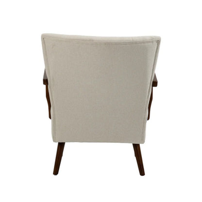 COOLMORE Wood Frame Armchair, Modern Accent Chair Lounge Chair for Living Room-海智集-Default-