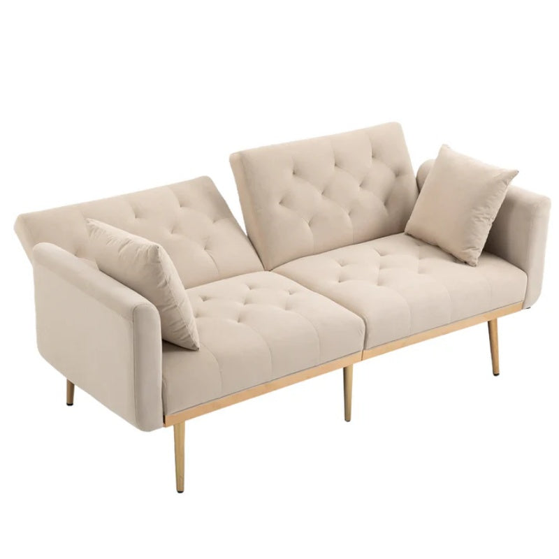 COOLMORE Velvet Sofa , Accent sofa .loveseat sofa with metal feet-海智集-Default-