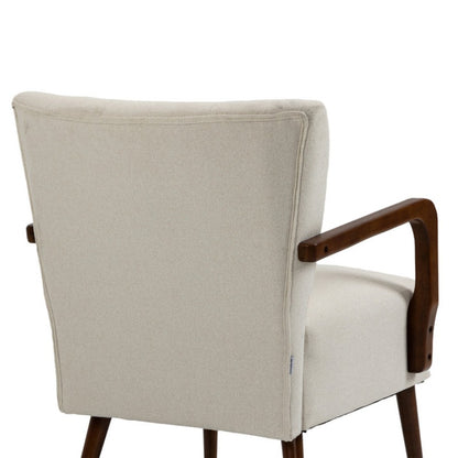 COOLMORE Wood Frame Armchair, Modern Accent Chair Lounge Chair for Living Room-海智集-Default-