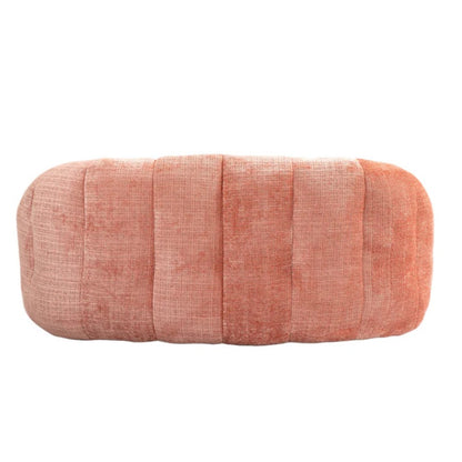 Durable Comfort High Back Pink Chenille Bean Bag Sofa Lounger for Adults and Kids, Indoor & Outdoor-海智集-Default-