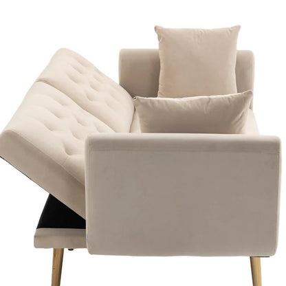 COOLMORE Velvet Sofa , Accent sofa .loveseat sofa with metal feet-海智集-Default-