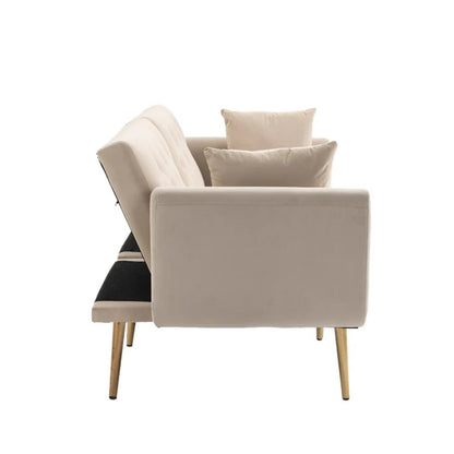 COOLMORE Velvet Sofa , Accent sofa .loveseat sofa with metal feet-海智集-Default-