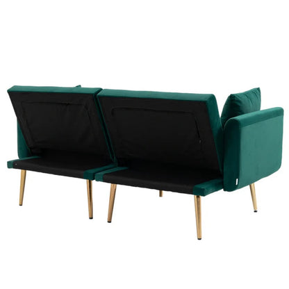 COOLMORE Velvet Sofa , Accent sofa .loveseat sofa with metal feet-海智集-Default-