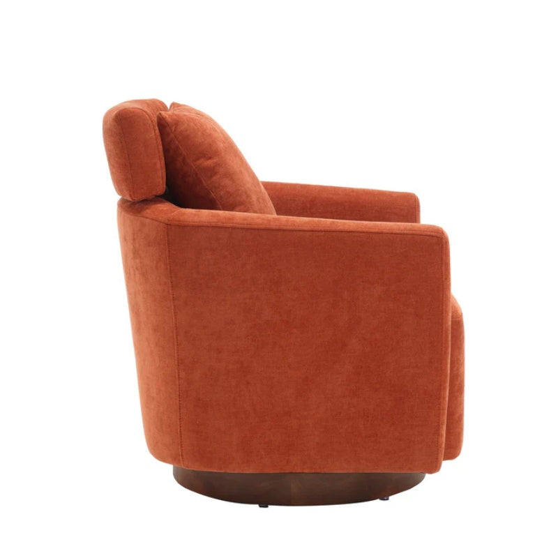COOLMORE 360 degree rotation design, multi-gear adjustment backrest, soft and comfortable chenille fabric, ergonomic design of the living room chair-海智集-Default-
