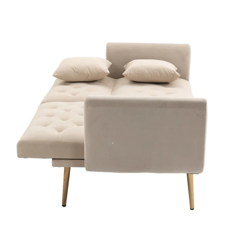 COOLMORE Velvet Sofa , Accent sofa .loveseat sofa with metal feet-海智集-Default-