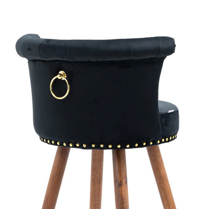 COOLMORE Swivel Bar Stools with Backrest Footrest ，with a fixed height of 360 degrees-海智集-Default-