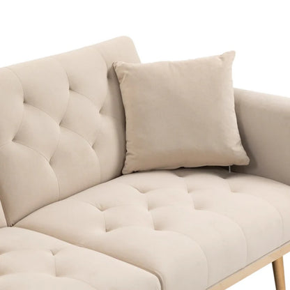 COOLMORE Velvet Sofa , Accent sofa .loveseat sofa with metal feet-海智集-Default-