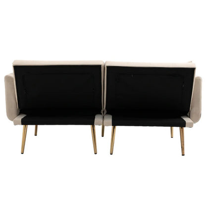 COOLMORE Velvet Sofa , Accent sofa .loveseat sofa with metal feet-海智集-Default-