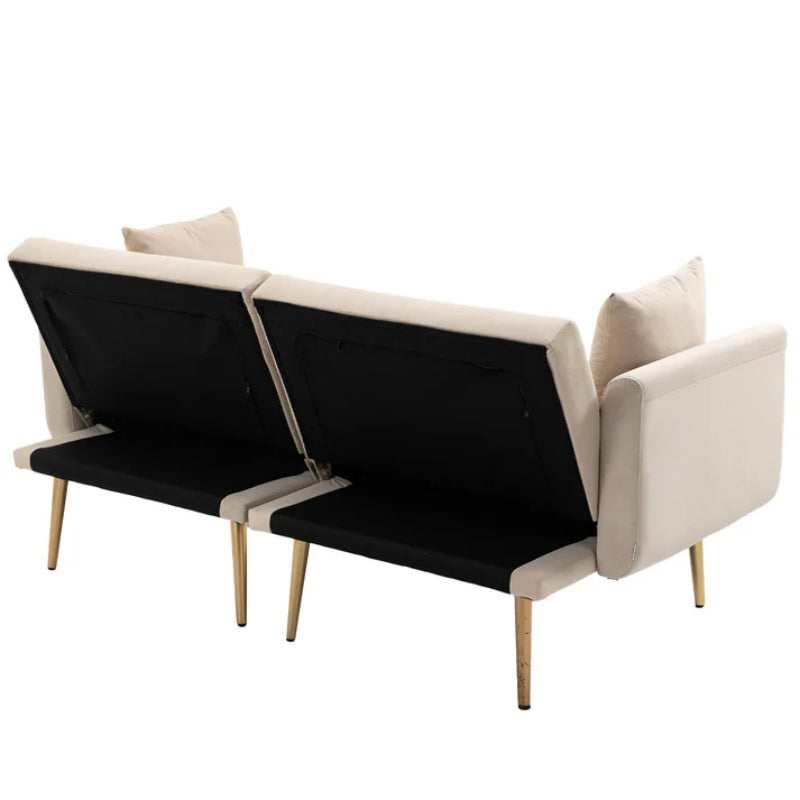 COOLMORE Velvet Sofa , Accent sofa .loveseat sofa with metal feet-海智集-Default-