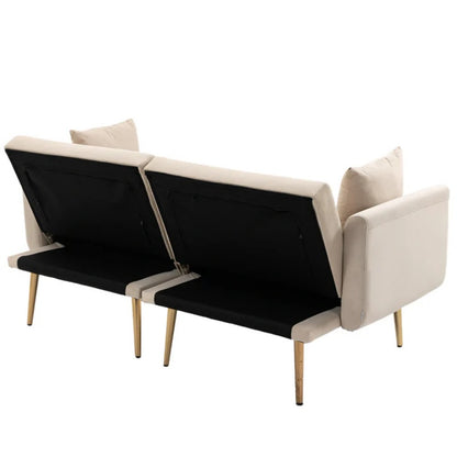 COOLMORE Velvet Sofa , Accent sofa .loveseat sofa with metal feet-海智集-Default-