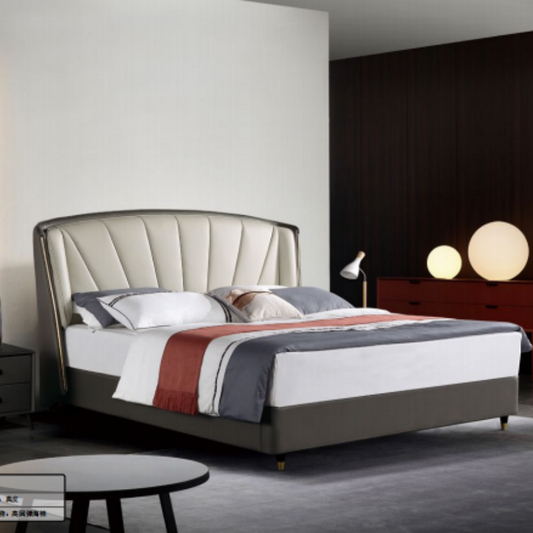 Milano Smart Bed: Premium Leather Adjustable Frame with Sleep Tracking-海智集-