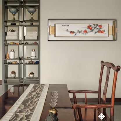 Chinese Calligraphy Wall Art - New Style Ink Wash Scroll for Study Room-海智集-